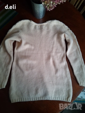 Iris von Arnim Original Size.M Кашмир, Вълна Коприна, снимка 4 - Блузи с дълъг ръкав и пуловери - 52961684