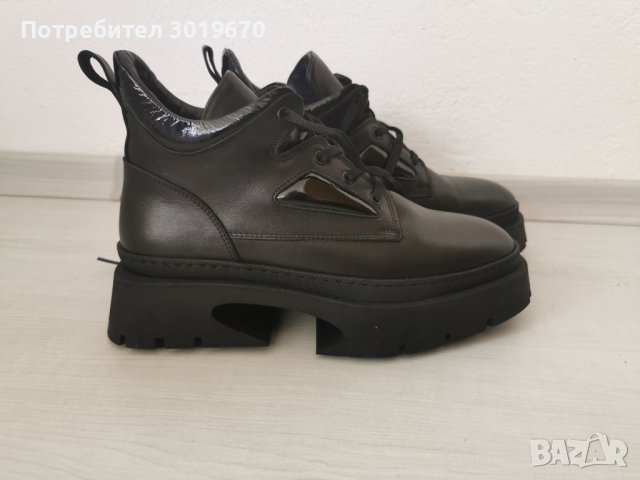  обувки бианки черни, снимка 3 - Дамски боти - 39682483