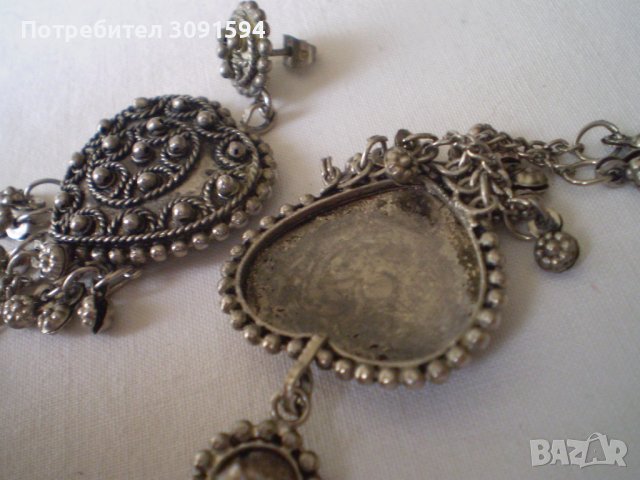  възрожденски обеци филигран, снимка 7 - Антикварни и старинни предмети - 40430283
