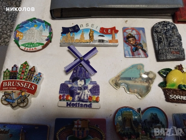 ККЛАСЬОРИ С ПОЩЕНСКИ МАРКИ И МАГНИТИ ЗА ХЛАДИЛНИК, снимка 4 - Филателия - 52931041