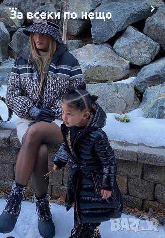 Christian Dior Дамско Зимно Яке С Качулка Кристиян Диор Код A961, снимка 2 - Якета - 52029330