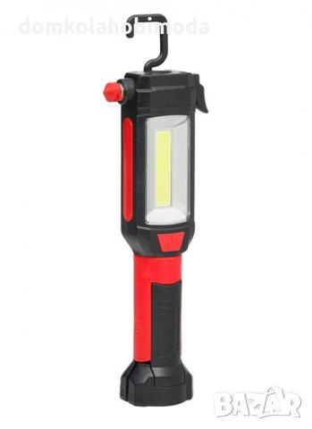 LED фенер, С кука и магнит и щипка за закрепване, Многофункционален, Два режима светене, Авариен чук, снимка 3 - Къмпинг осветление - 35833917