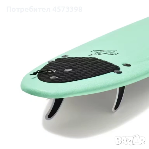 Дъска за сърф от пяна 900 7’, с 3 финки, снимка 2 - Водни спортове - 53759612