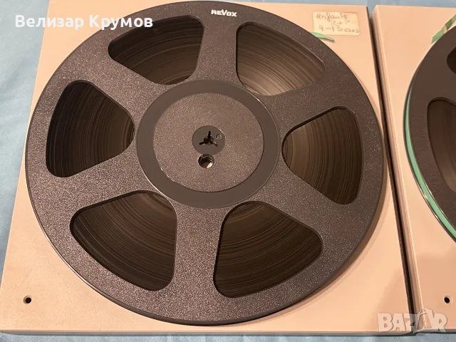 26,5см 10,5" пластмасови магнетофонни ролки Revox, снимка 3 - Други - 56068545