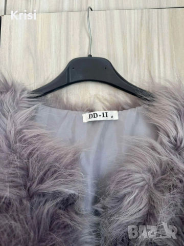 Дамско палто с косъм, снимка 5 - Якета - 52677041