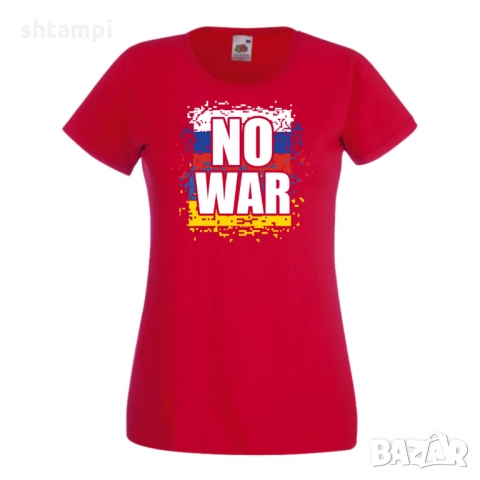 Дамска тениска NO WAR,Украйна, спрете войната, снимка 5 - Тениски - 36114275