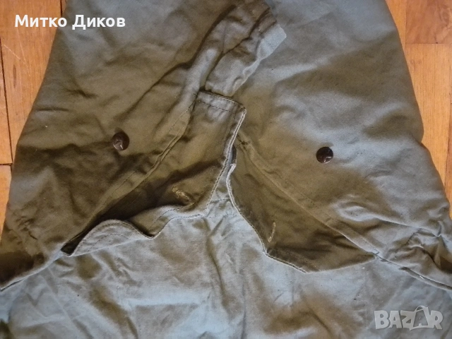 Анорак от соца брезентов размер Л #4, снимка 7 - Екипировка - 53488264
