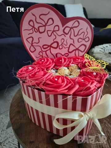 Подаръчни кутии и букети за 8 март или рожден ден, снимка 10 - Други - 53266654