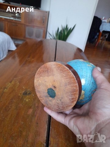 Стар глобус #4, снимка 5 - Антикварни и старинни предмети - 41828032