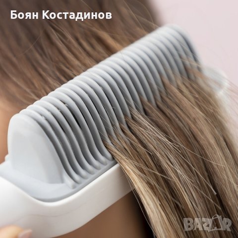 Керамична електрическа четка за изправяне на коса InnovaGoods HAD-397, 5 температурни нива, Защита, снимка 5 - Преси за коса - 41590607