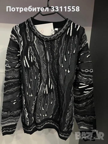 Carlo Colucci - Пуловер черен - S/M/L/XL, снимка 5 - Пуловери - 53840870