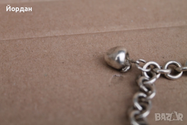 Дамска сребърна гривна ''Tifany & Co.'', снимка 2 - Гривни - 53828963