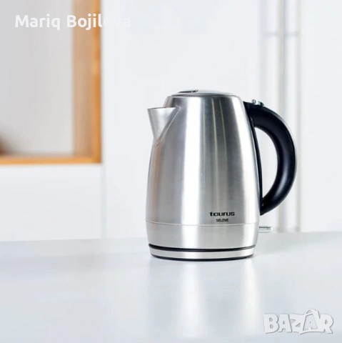 Електрическа кана Taurus Selene – 2200W, 1.7L, 360° основа, неръждаема стомана, авто изключване, снимка 7 - Кани - 53225636