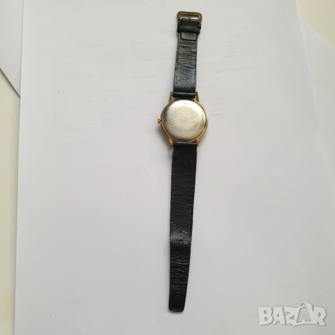 Мъжки швейцарски механичен позлатен часовник BWC, снимка 9 - Антикварни и старинни предмети - 51860313