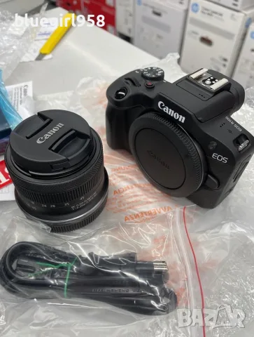 Canon EOS R100 + RF-S 18-45mm | Чанта + 128GB карта