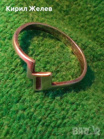 НЕЖЕН СРЕБЪРЕН ВИНТИДЖ АРТ ДАМСКИ ПРЪСТЕН СРЕБРО 925 МАЙСТОРСКА ФИНА ИЗРАБОТКА 38287, снимка 13 - Пръстени - 40938325