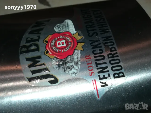 JIM BEAM-МЕТАЛНО ШИШЕ 1711241840, снимка 13 - Антикварни и старинни предмети - 48002894
