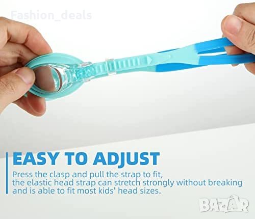 Нови Детски регулируеми очила за плуване 3-12 години с UV защита, снимка 5 - Водни спортове - 40484744