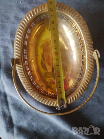 позлатена купичка,лъжичник, снимка 3 - Други ценни предмети - 36476117