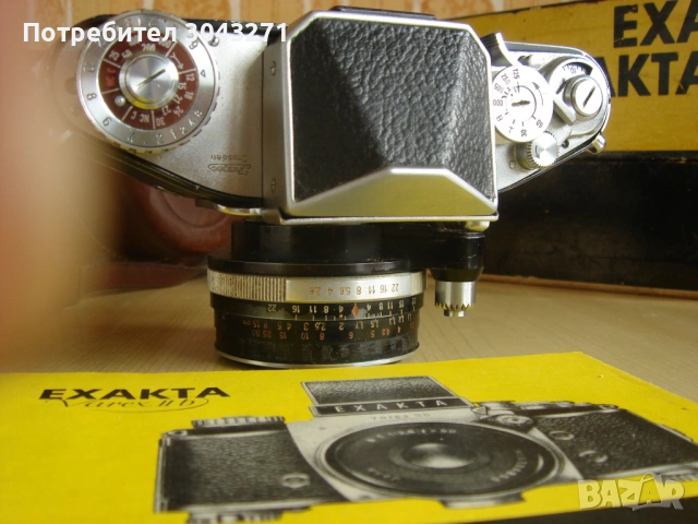 Exakta Varex IIb като нов с калъф, снимка 6 - Фотоапарати - 53726931