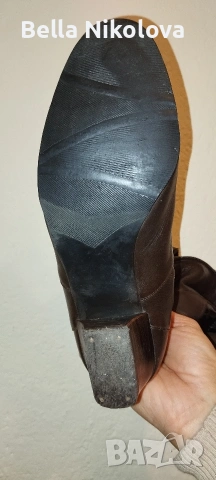 "Немски кожени ботуши Zorndorf №39", снимка 2 - Дамски боти - 53830620