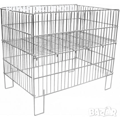 Промо кош сгъваем с подвижно дъно на 4 нива, 53х53 см