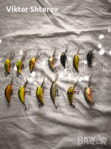 Комплект 13 бр. кранкбейти – 11x Salmo, 2x Ugly Duckling