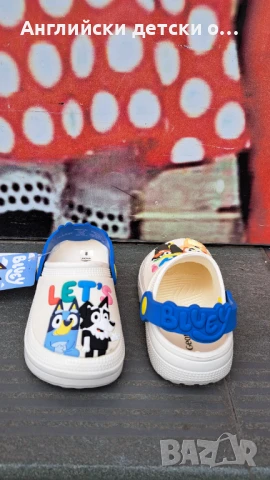 Английски детски кроксове-Bluey, снимка 7 - Детски сандали и чехли - 50789361