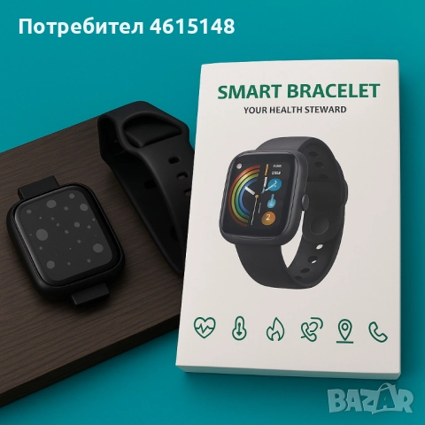 Смарт часовник smart bracelet пулс , крачки работи с всички телефони, снимка 2 - Смарт гривни - 51976910
