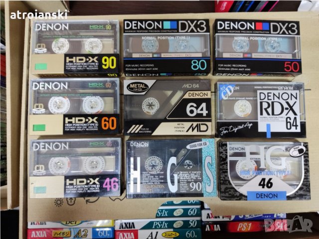 Аудио касети DENON, снимка 5 - Аудио касети - 32229945