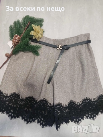 Дамска Къса Пола С Коланче - Налични Различни Цветове Код I_231, снимка 4 - Поли - 52843922