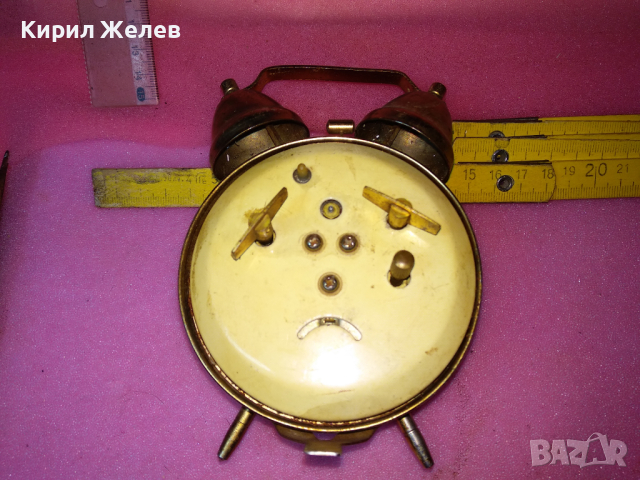 TREASURE MADE IN CHINA Стар РЯДЪК КОЛЕКЦИОНЕРСКИ РЕТРО МОДЕЛ МЕХАНИЧЕН КИТАЙСКИ БУДИЛНИК 28645, снимка 4 - Антикварни и старинни предмети - 44549547