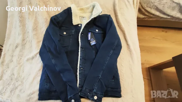 Дънково яке с подплата , снимка 2 - Якета - 56353400