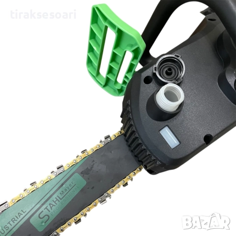 Акумулаторна резачка STAHLMAYER 72V 8Ah – 16" шина, 2 батерии, автоматично смазване, снимка 8 - Други инструменти - 52148219