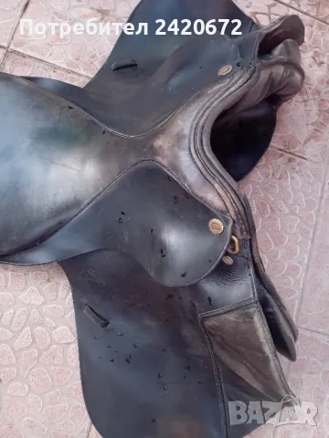немско  кожено седло за кон, снимка 6 - Екипировка - 47613085