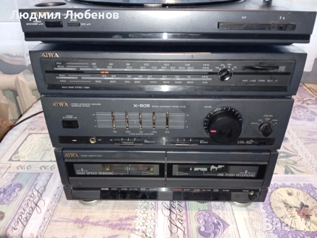 уредба с грамофон Aiwa X-505