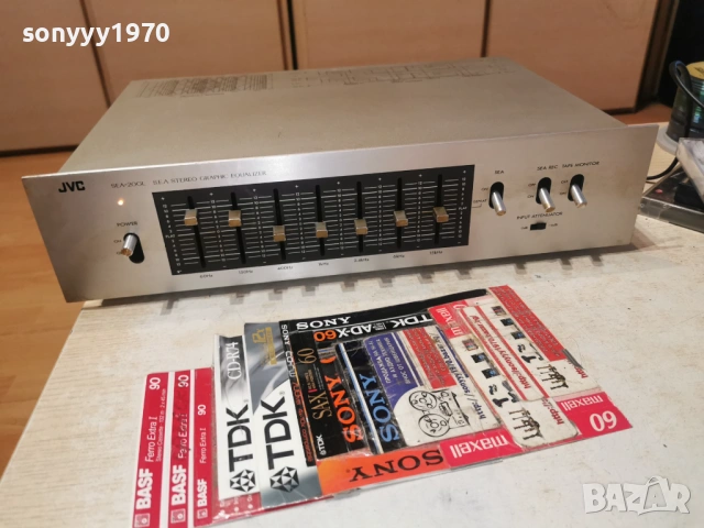 JVC EQUALIZER-MADE IN JAPAN 1203261911LCHERY1, снимка 5 - Ресийвъри, усилватели, смесителни пултове - 53816029