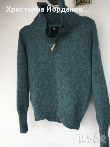 Пуловер поло 100% вълна, С, снимка 9 - Блузи с дълъг ръкав и пуловери - 53156168