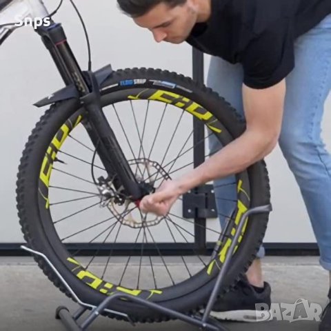 Стойка за велосипед черна един размер, снимка 3 - Аксесоари за велосипеди - 41828096