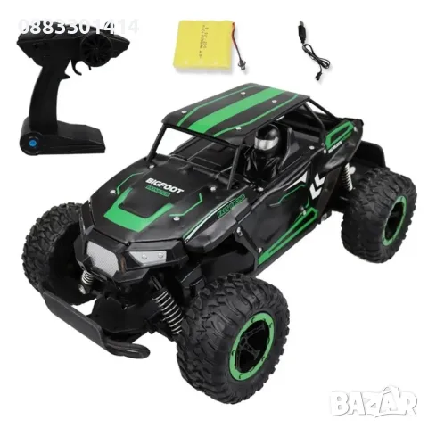 Детски офроуд джип с дистанционно управление Син, Зелен , снимка 4 - Коли, камиони, мотори, писти - 47588076