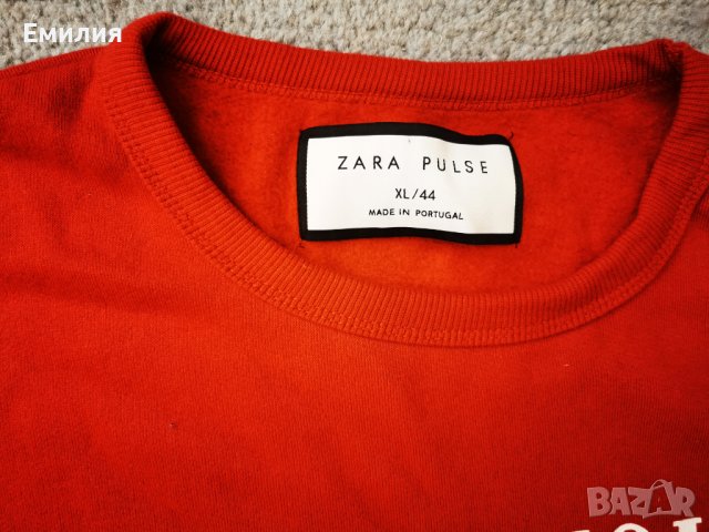 Ватирани мъжки блузи с дълъг ръкав, Zara, XL, снимка 4 - Пуловери - 38755920