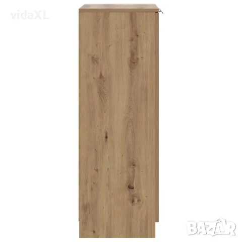 vidaXL Шкаф за обувки дъб артизан 59x35x100,5 см инженерна дървесина, снимка 6 - Скринове - 56148336