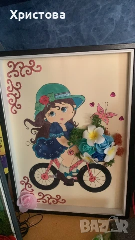 Ръчно изработени 3Д картини със скандинавски мъх, снимка 16 - Картини - 51099815