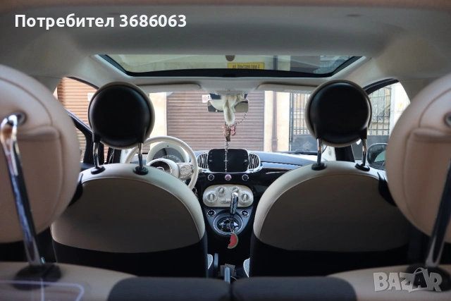 Fiat 500 Lounge декември 2020г(Автоматик) – 61 000 км, 1-ви собственик , снимка 7 - Автомобили и джипове - 53637717