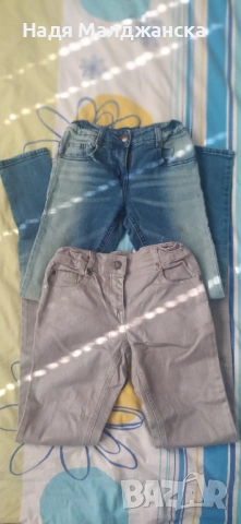Два чифта дънки за момиче , снимка 3 - Детски панталони и дънки - 53694419