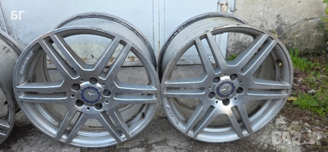 Лети Джанти 5×112 18 ски AMG Оригинални на Мерцедес - Made in Germany, снимка 4 - Гуми и джанти - 52406713