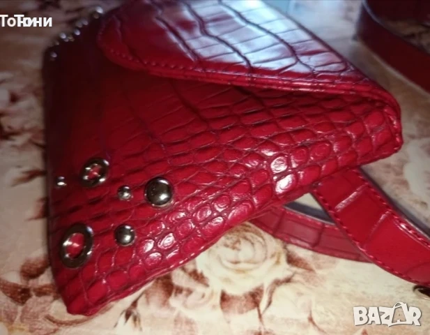 CAROLINE BISS Нова Кожена Дамска Чанта с Етикет , снимка 3 - Чанти - 53729477