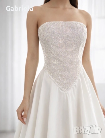 Рокля с 8000 камъни, снимка 2 - Рокли - 53750989