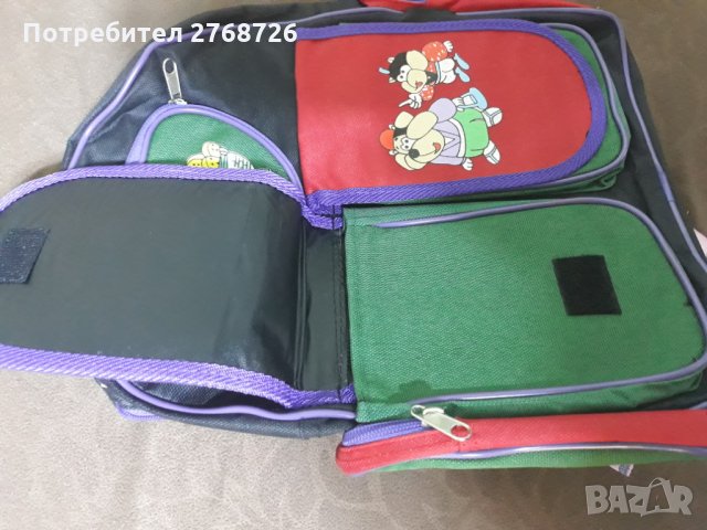 Нова детска раница с различни джобчета, снимка 4 - Раници - 34158264