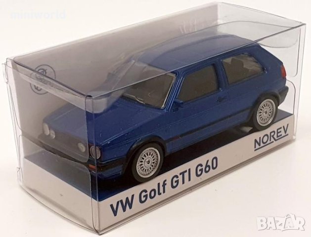 Volkswagen Golf Gti G60 1990 - мащаб 1:43 на Norev моделът е нов в кутийка, снимка 4 - Колекции - 41961427
